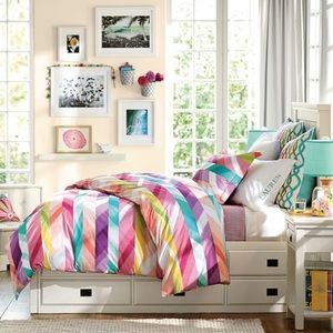Pottery Barn teen duvet and sham